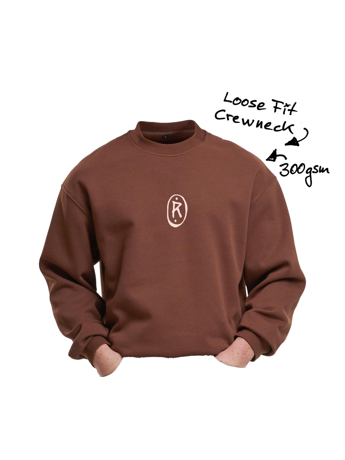 Trieset Loose Fit Crewneck